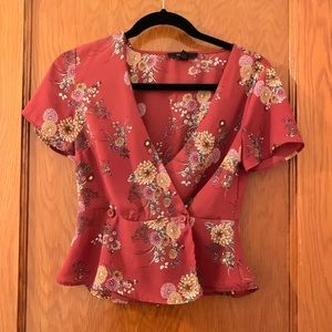 Forever 21 Floral Croptop